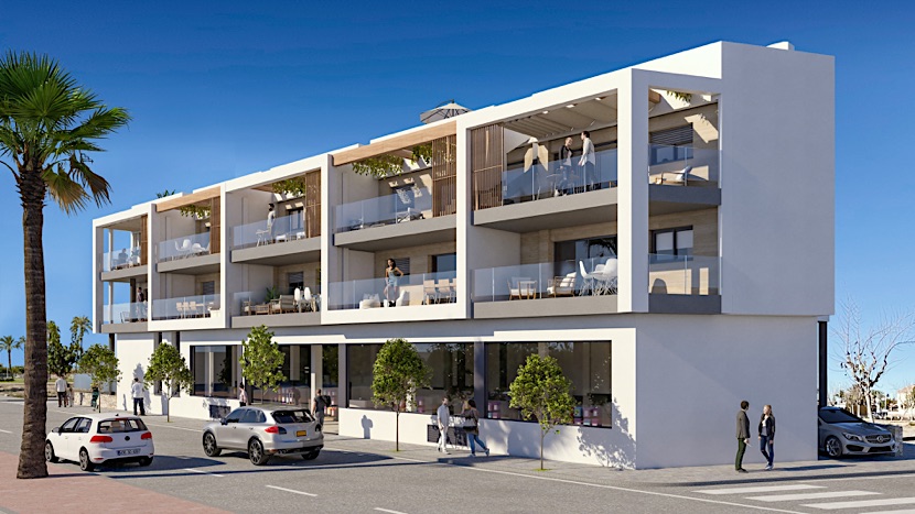 New apartments just 300 metres to the beach in Los Alcazares