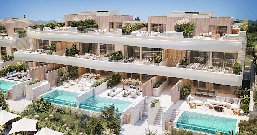 2-4 Bedroom Apartments & Semi Detached Villas – Very Close to the Sea – Marbella