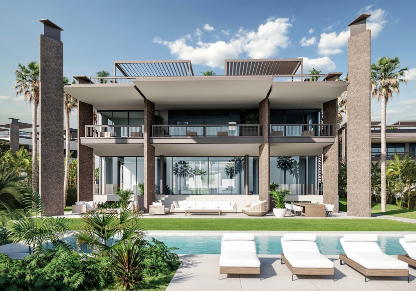 Luxurious New Villas in Gated Community within walking distance from Puerto Banus, Marbella.